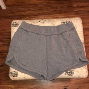 Grey cotton lululemon shorts